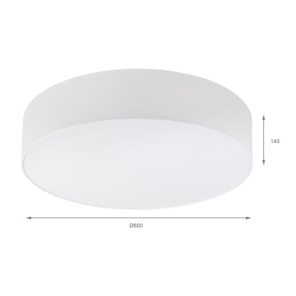 Brilagi - Candeeiro de Teto LED SIRIJA 4xE27/15W/230V Ø 60 cm branco
