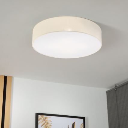 Brilagi - Candeeiro de teto LED SIRIJA 4xE27/60W/230V Ø 60 cm cor creme