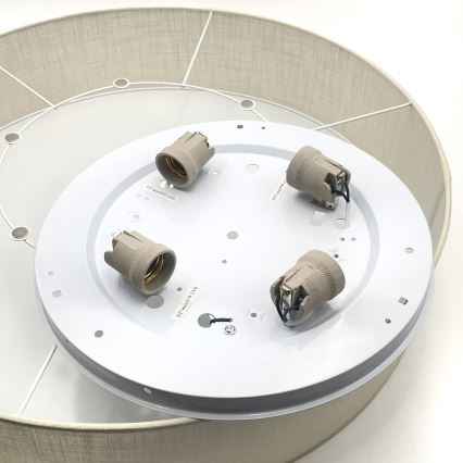 Brilagi - Candeeiro de teto LED SIRIJA 4xE27/60W/230V Ø 60 cm cor creme