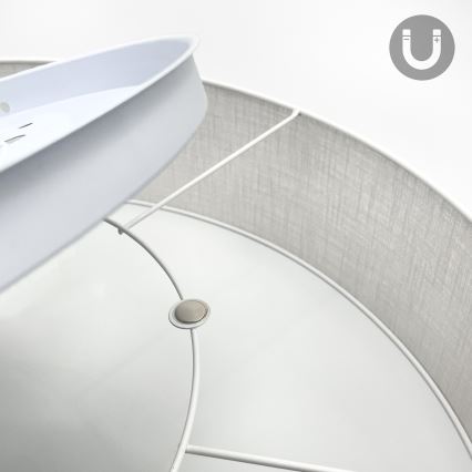 Brilagi - Candeeiro de teto LED SIRIJA 6xE27/15W/230V, Ø 80 cm, branco