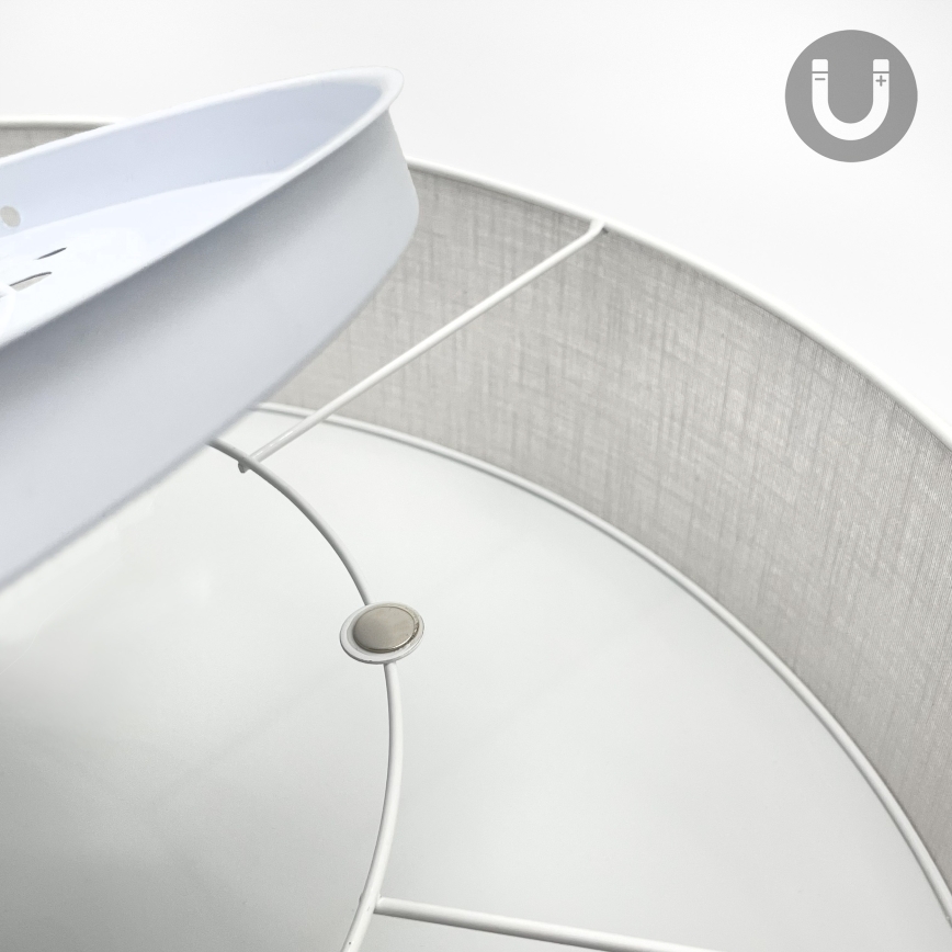 Brilagi - Candeeiro de teto LED SIRIJA 6xE27/15W/230V, Ø 80 cm, branco