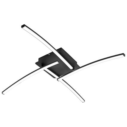 Brilagi - Luminária de Teto LED STRIPES LED/32W/230V 69x69 cm preto