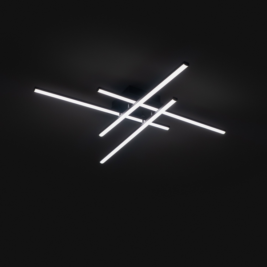 Brilagi - Plafon STRIPES LED/37W/230V 68x68 cm preto