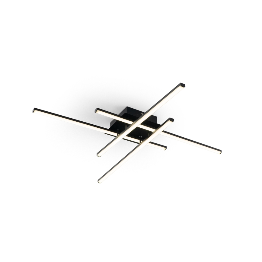 Brilagi - Plafon STRIPES LED/37W/230V 68x68 cm preto