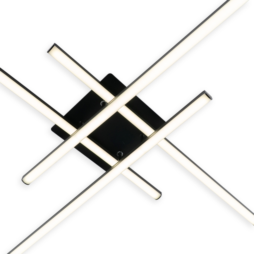 Brilagi - Plafon STRIPES LED/37W/230V 68x68 cm preto