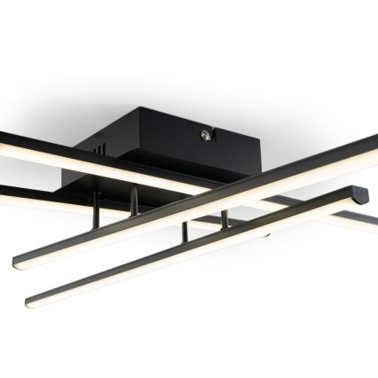 Brilagi - Plafon STRIPES LED/37W/230V 68x68 cm preto