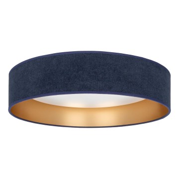 Brilagi - Candeeiro de Teto LED VELVET SIMPLE LED/36W/230V 3000K Ø 55 cm azul/dourado