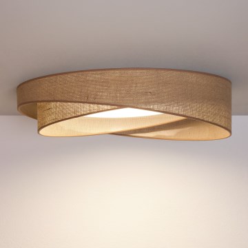 BRILAGI - Candeeiro de teto LED VELVET TWIST LED/24W/230V 4000K diâmetro 55 cm bege