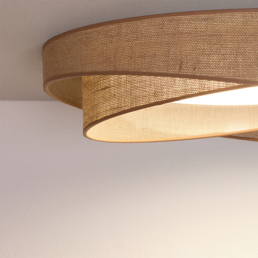 BRILAGI - Candeeiro de teto LED VELVET TWIST LED/24W/230V 4000K diâmetro 55 cm bege