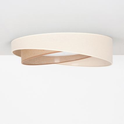 BRILAGI - Candeeiro de teto LED VELVET TWIST LED/24W/230V 4000K Ø 55 cm creme/bege