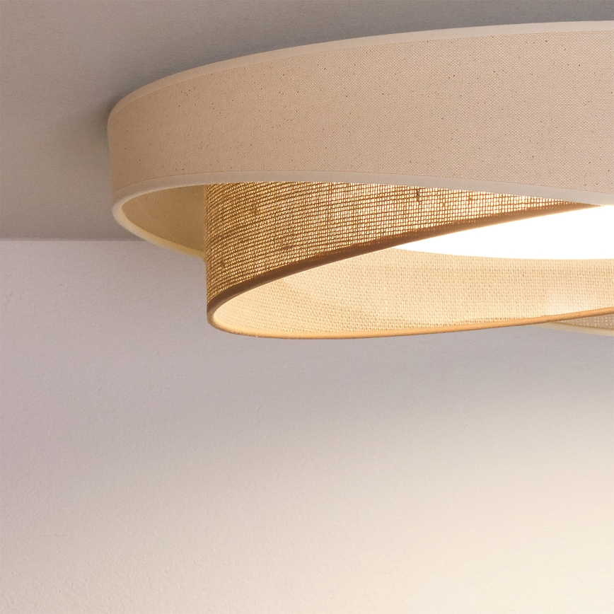 BRILAGI - Candeeiro de teto LED VELVET TWIST LED/24W/230V 4000K Ø 55 cm creme/bege