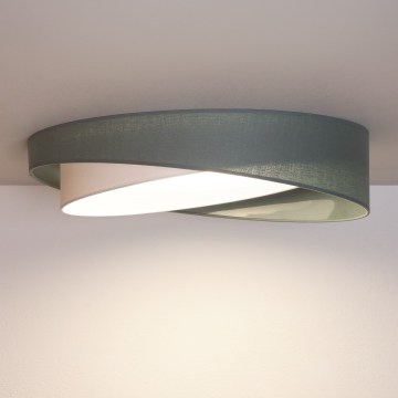 BRILAGI - Candeeiro de teto LED VELVET TWIST LED/24W/230V 4000K Ø 55 cm verde/branco