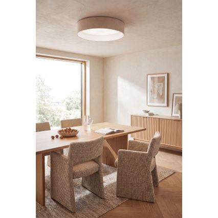 Brilagi - Candeeiro de tecto LED VELVET VARI LED/24W/230V 3000/4000/6500K diâmetro 45 cm creme