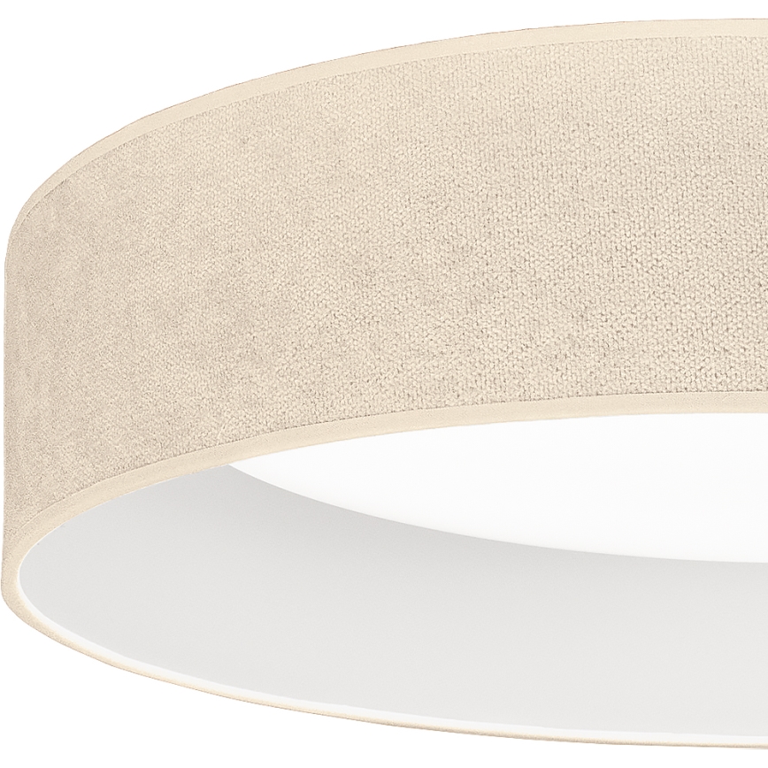 Brilagi - Candeeiro de tecto LED VELVET VARI LED/24W/230V 3000/4000/6500K diâmetro 45 cm creme