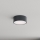 Brilagi - Candeeiro de teto para casa de banho com sensores de movimento e crepúsculo CLARE 1xE27/24W/230V Ø 20 cm antracite IP54