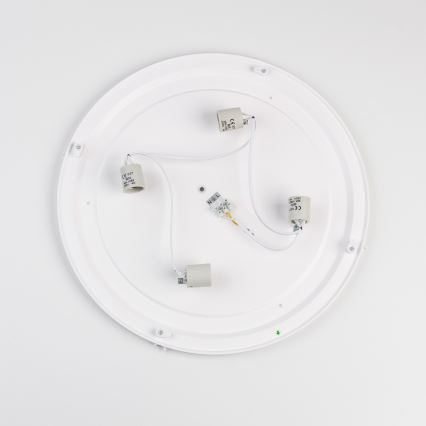 Brilagi - Candeeiro de teto para casa de banho POOL 4xE27/15W/230V Ø 50 cm IP54 bege