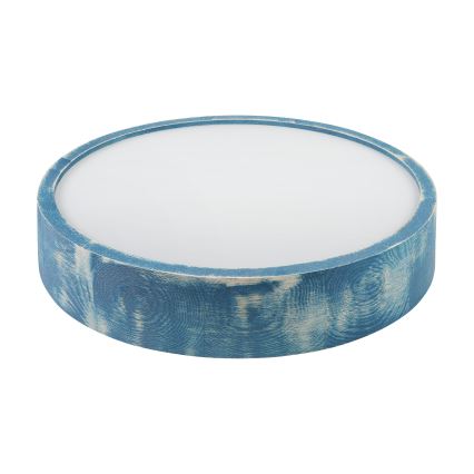 Brilagi - Candeeiro de teto PINO 2xE27/15W/230V pinho/azul Ø 37,5 cm