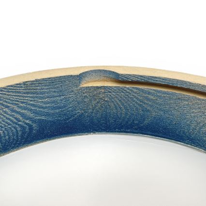 Brilagi - Candeeiro de teto PINO 2xE27/15W/230V pinho/azul Ø 37,5 cm