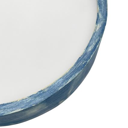 Brilagi - Candeeiro de teto PINO 2xE27/15W/230V pinho/azul Ø 37,5 cm