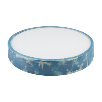 Brilagi - Candeeiro de teto PINO 3xE27/15W/230V pinho/azul Ø 47,5 cm