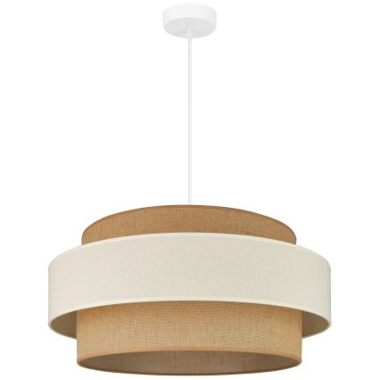 Brilagi - Candeeiro de teto suspenso SPACE LIGHT 1xE27/15W/230V diâmetro 50 cm bege/crème