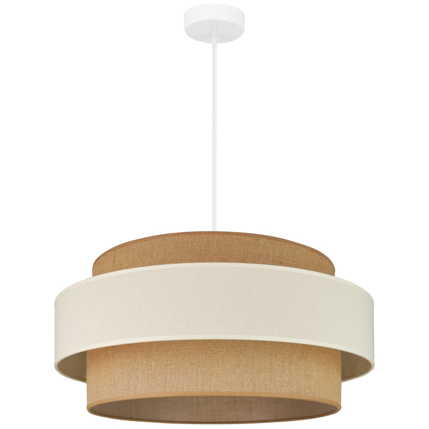 Brilagi - Candeeiro de teto suspenso SPACE LIGHT 1xE27/15W/230V diâmetro 50 cm bege/crème