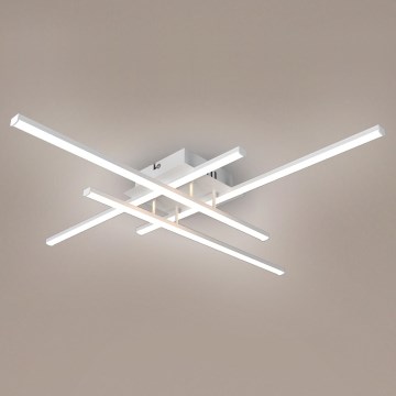 Brilagi - Candeeiro de teto STRIPES LED/37W/230V 68x68 cm branco