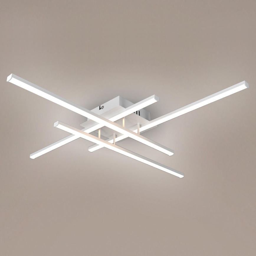 Brilagi - Candeeiro de teto STRIPES LED/37W/230V 68x68 cm branco