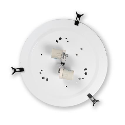 Brilagi - Candeeiro de teto Tiffany em vitral FOLIA, 2xE27/60W/230V, diâmetro 40 cm