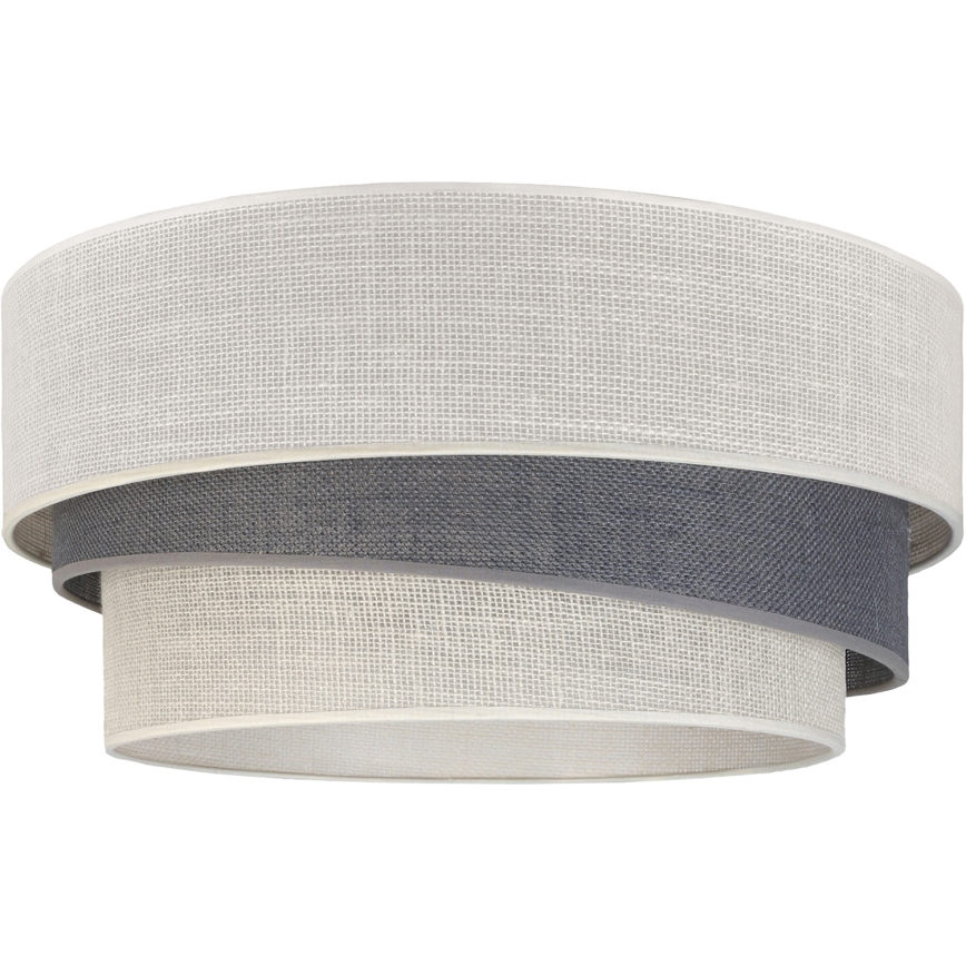 Brilagi - Candeeiro de teto TRIO 1xE27/60W/230V Ø 40 cm creme/cinzento
