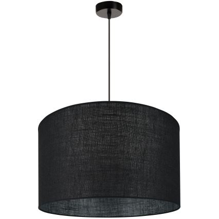 Brilagi - Candeeiro suspenso em cabo TUBES ROLLER 1xE27/15W/230V diâmetro 50 cm preto