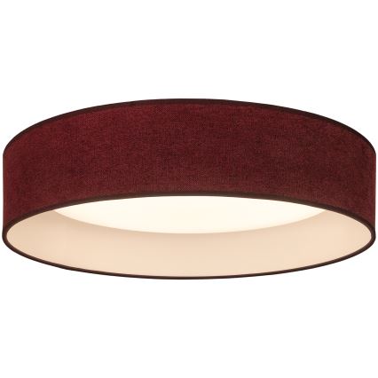 Brilagi - Candeeiro de teto VELVET SIMPLE LED/36W/230V 3000K Ø 55 cm bordô