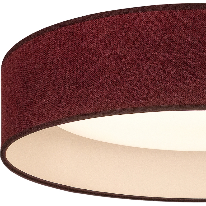 Brilagi - Candeeiro de teto VELVET SIMPLE LED/36W/230V 3000K Ø 55 cm bordô