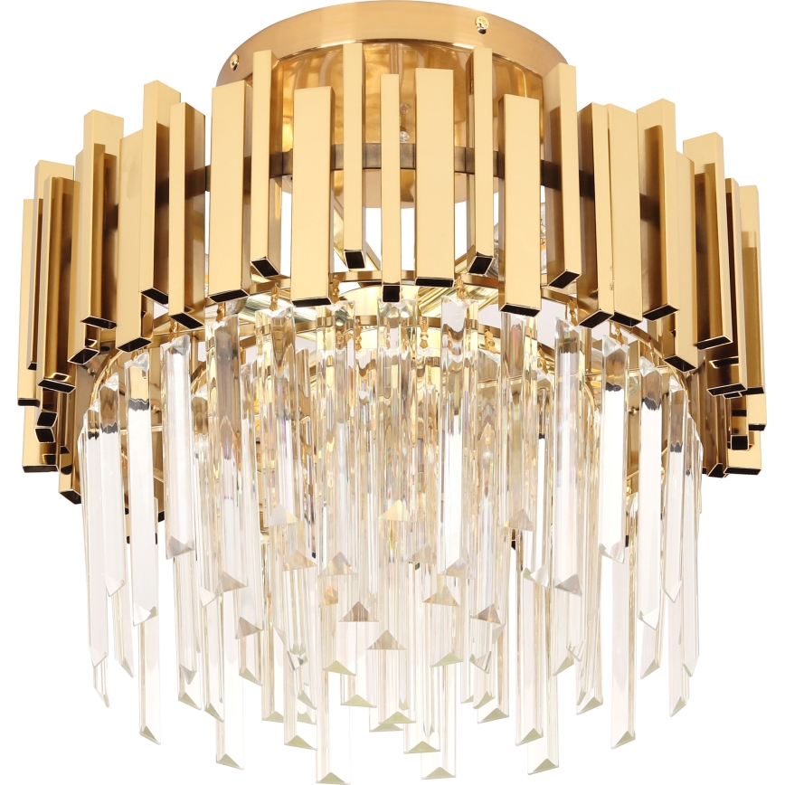 Brilagi - Candeeiro de teto VERVE 4xE14/40W/230V diâmetro 40 cm dourado