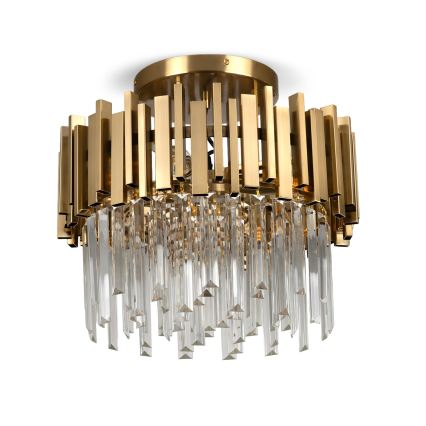 BRILAGI - Candeeiro de teto VERVE 4xE14/40W/230V diâmetro 40 cm dourado