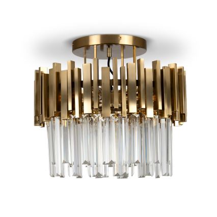 BRILAGI - Candeeiro de teto VERVE 4xE14/40W/230V diâmetro 40 cm dourado