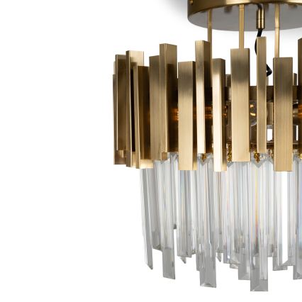 BRILAGI - Candeeiro de teto VERVE 4xE14/40W/230V diâmetro 40 cm dourado