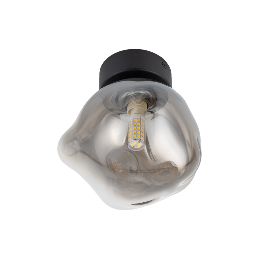 Brilagi - Candeeiro de teto VULCANO 1xG9/8W/230V preto/preto fumê