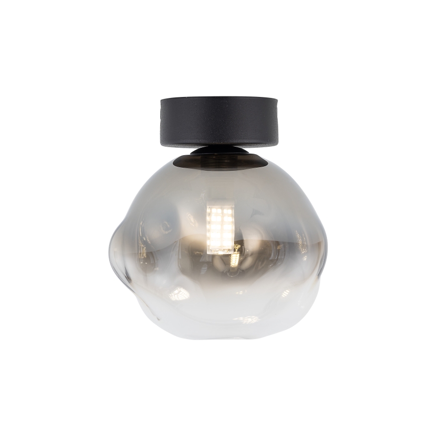 Brilagi - Candeeiro de teto VULCANO 1xG9/8W/230V preto/preto fumê