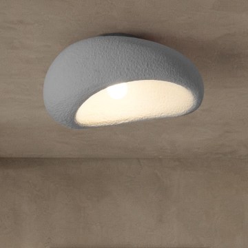 BRILAGI - Candeeiro de teto WABI SABI 1xE27/60W/230V Ø 40 cm cinzento