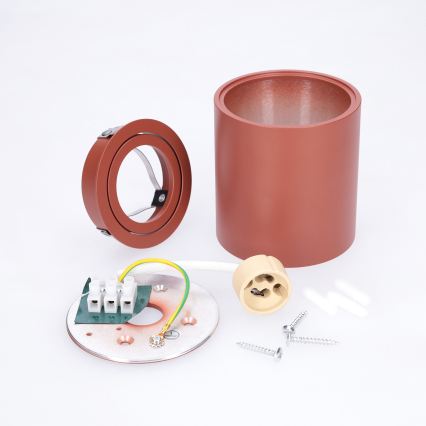 BRILAGI - Candeeiro direcionável MIA 1xGU10/30W/230V 84x80 mm castanho