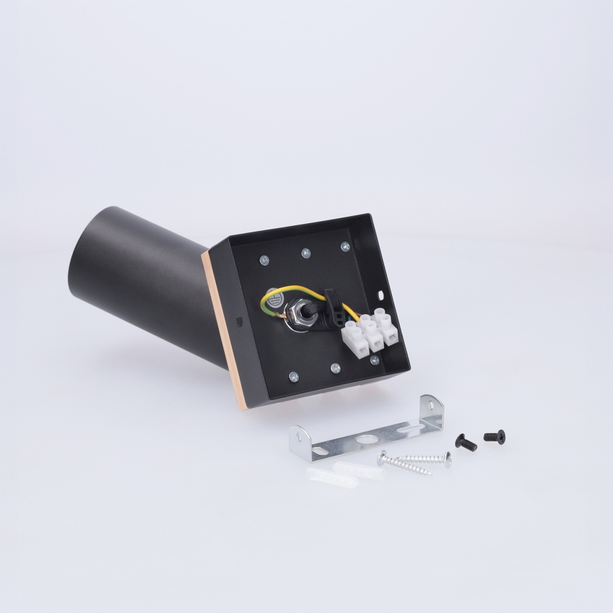 Brilagi - Candeeiro direcionável SELE WOOD ACOUSTIC 1xGU10/30W/230V preto/madeira