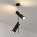 Brilagi - Candeeiro em haste BRANCH 2xGU10/30W/230V preto