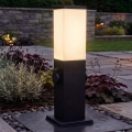 Brilagi - Candeeiro exterior com 2 tomadas SCHUKO NOVA 1xE27/15W/230V 40 cm IP44 preto