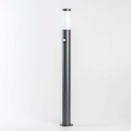 BRILAGI - Candeeiro exterior com sensor de movimento ELIA 1xE27/20W/230V IP44 100 cm antracite