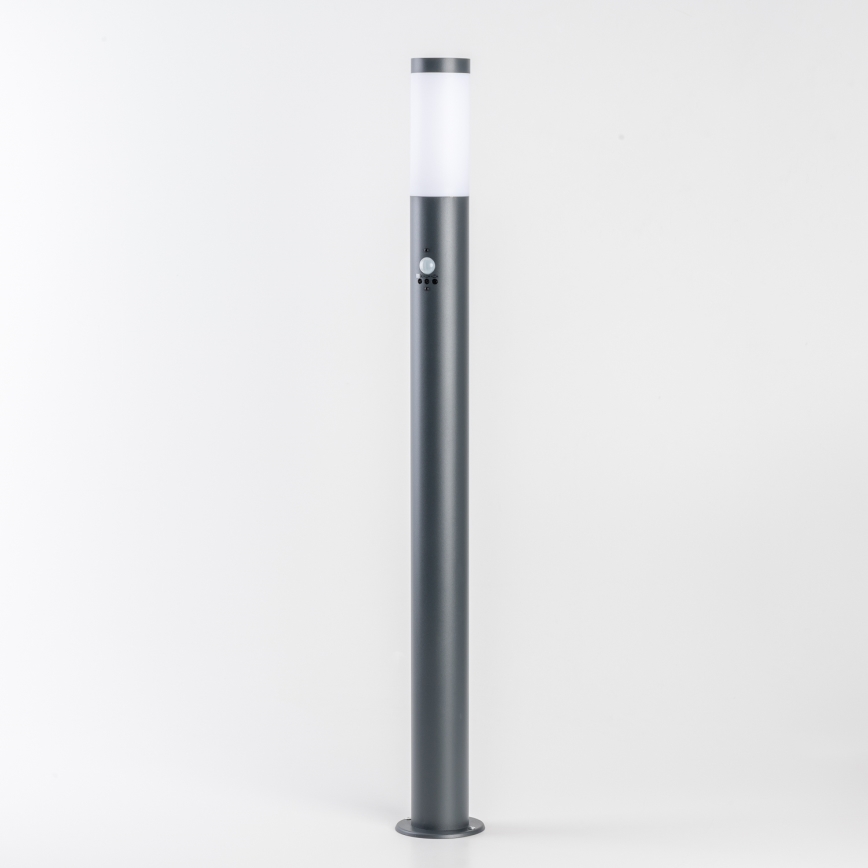 BRILAGI - Candeeiro exterior com sensor de movimento ELIA 1xE27/20W/230V IP44 100 cm antracite