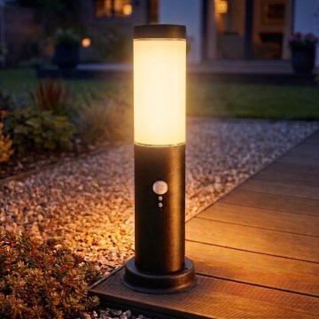 Brilagi - Candeeiro exterior com sensor NOVA 1xE27/15W/230V 40 cm IP44 antracite
