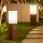 Brilagi - Candeeiro exterior com sensor NOVA 1xE27/15W/230V 40 cm IP44 castanho