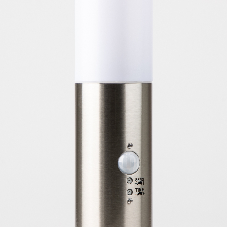 Brilagi - Candeeiro exterior com sensor NOVA 1xE27/15W/230V 40 cm IP44 cromo mate