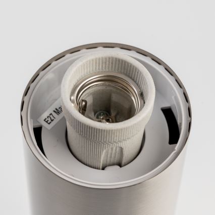BRILAGI - Candeeiro exterior ELIA 1xE27/20W/230V IP44 100 cm cromo fosco